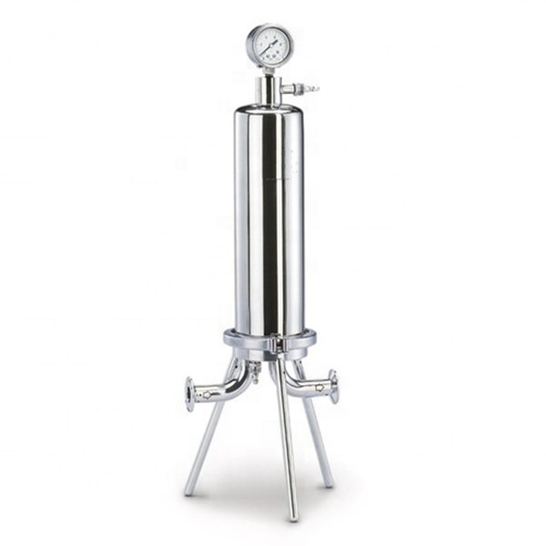 Ts Sanitary Grade 304/316l Stainless Steel Cartridge Filter Housing For Liquid Juice Beer Wine Vodka Spirits Whisky Filtration