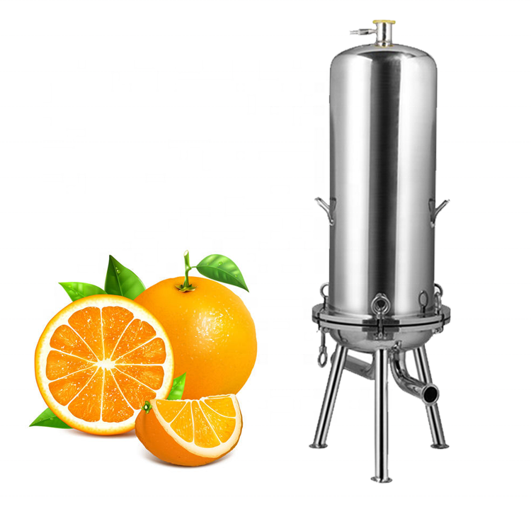Ts Filter Food Grade 20" Single Core Beverage Juice Cartridge Filter Housing Stainless Steel Filter 304/316l