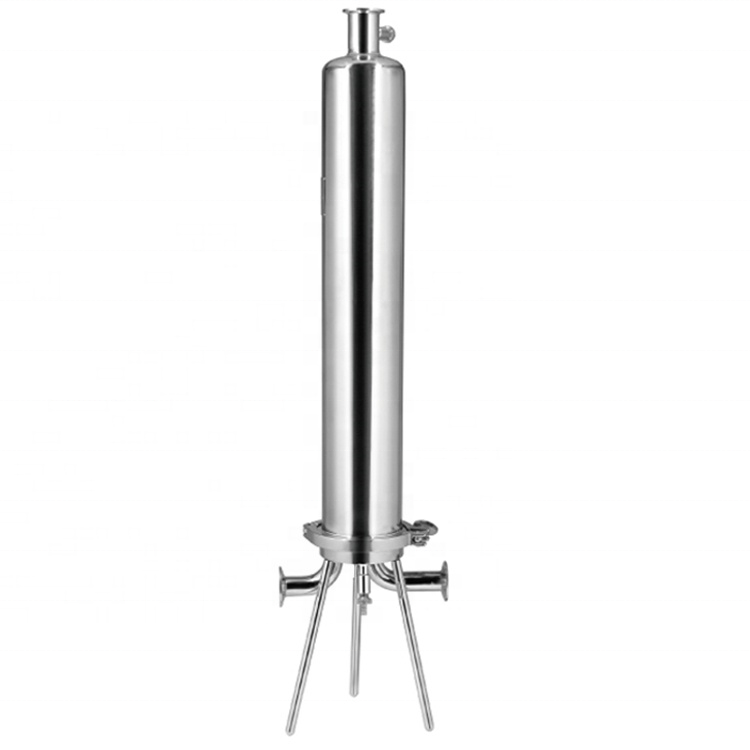 High Quality Wine Filtration Equipment Stainless Steel 304/316l Filter Housing With 1'' Tri-clamp Connections