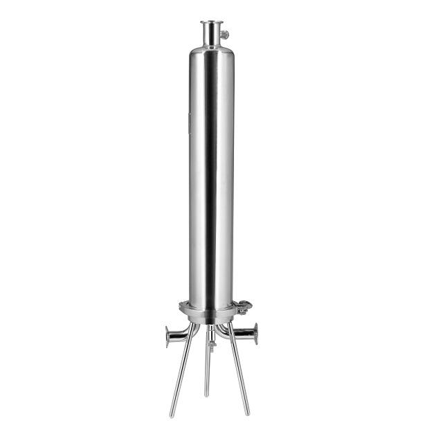 Convenient Cleaning And Small Space Floor 316 10 Inch Filter Housing Stainless Suitable For Water Juice Beverage Filtration