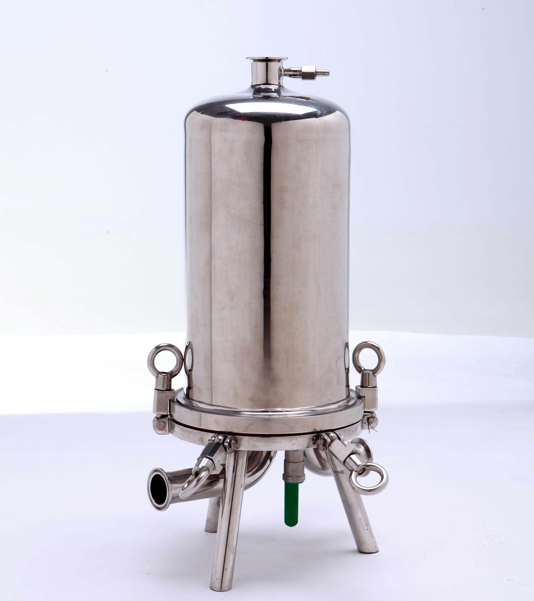 High Quality 316 Filter Housing 10" Stainless Steel Fuel Diesel Oil Filter Housing For Vessel Vehicle Ship Generator Industry
