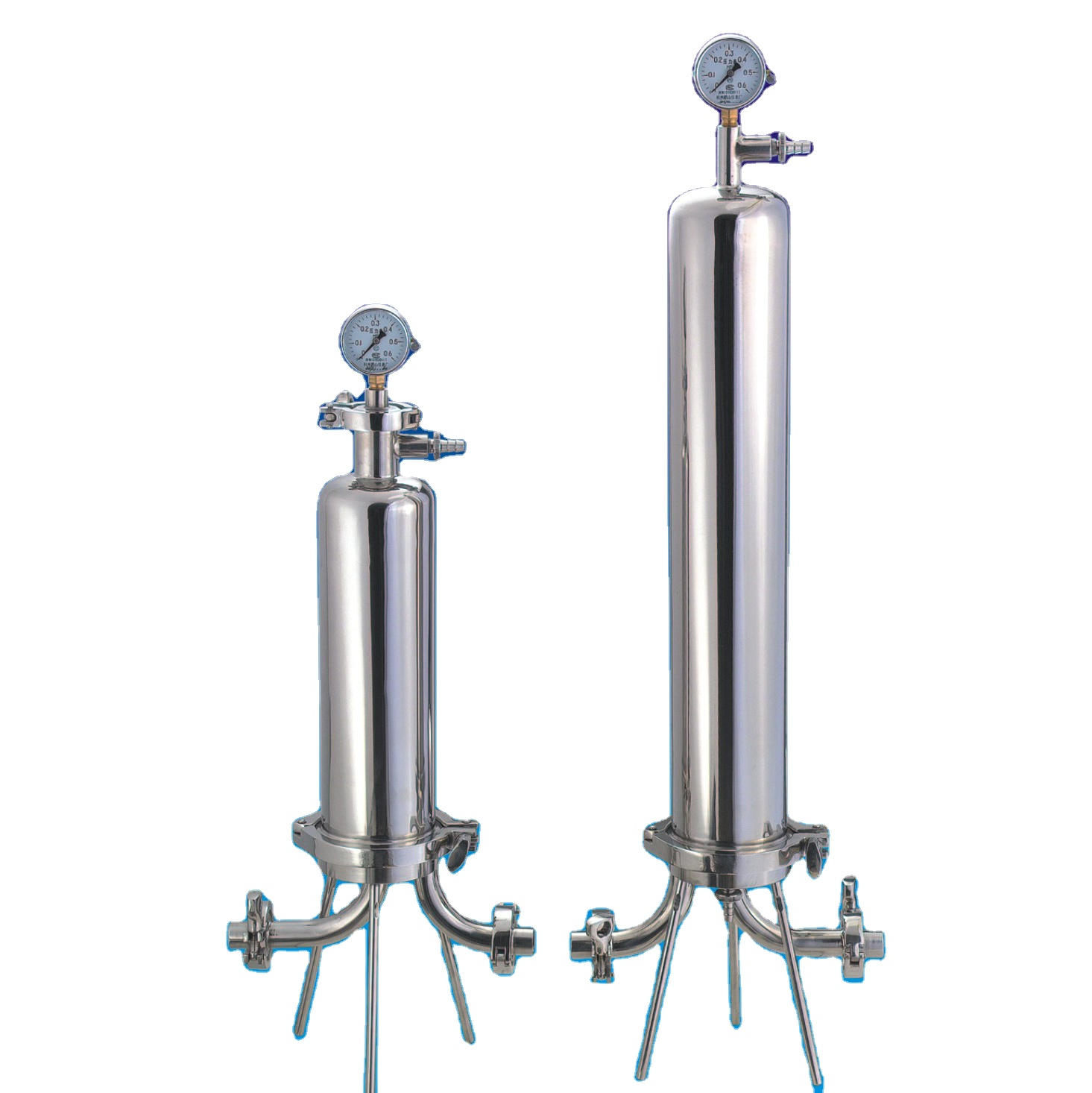 0.2 Micron Stainless Steel Filter Housing Prefab Houses Water Purifier Equipment For Water Filter