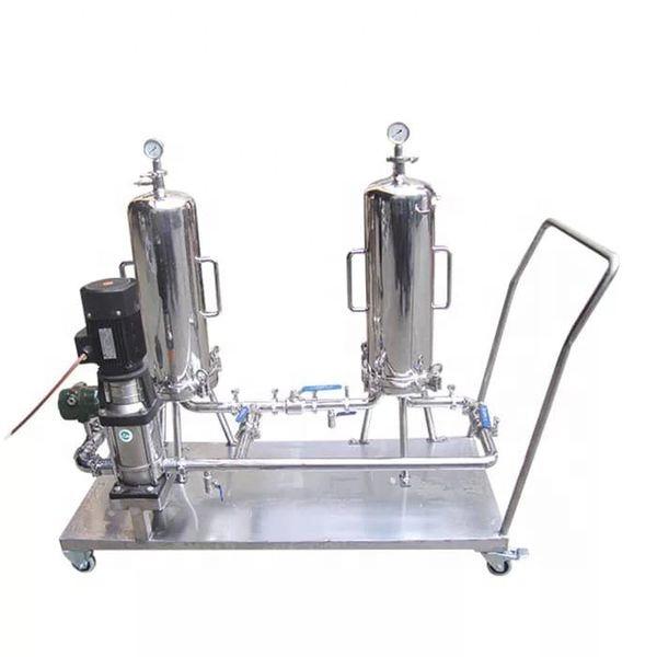 The Best Beer Filter Machine For Alcohol Filter/wine Filtration/ Vodka Processing After Fermentation Liquid Filtration Machine