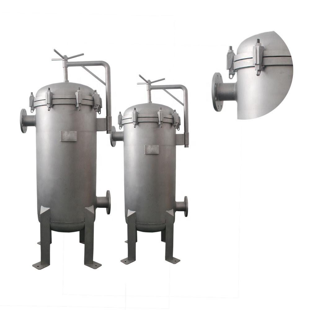 Wine Cartridge Filter Housing Stainless Steel Water Multi Bag Filter Housing For Liquid Filtration