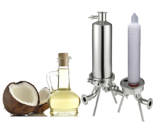 Factory Directly Sale High Quality Oil Filter Mini Oil Press Machine With Pp Filter Cartridge For Coconut Oil Purification