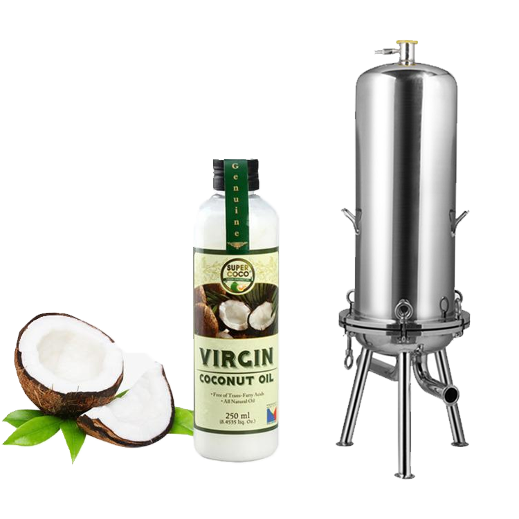 Hot Sale Food Grade Best Quality Stainless Steel Filter Vco Machine With Coconut Oil Filter For Organic Extra Virgin Coconut Oil