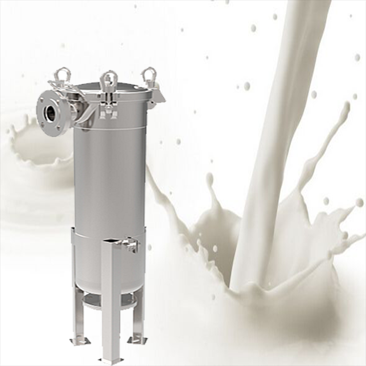 Water Multi Stainless Steel Bag Filter Housing Sugarcane Juicer Filter Machine For Liquid Filtration Food/milk Bags Filter