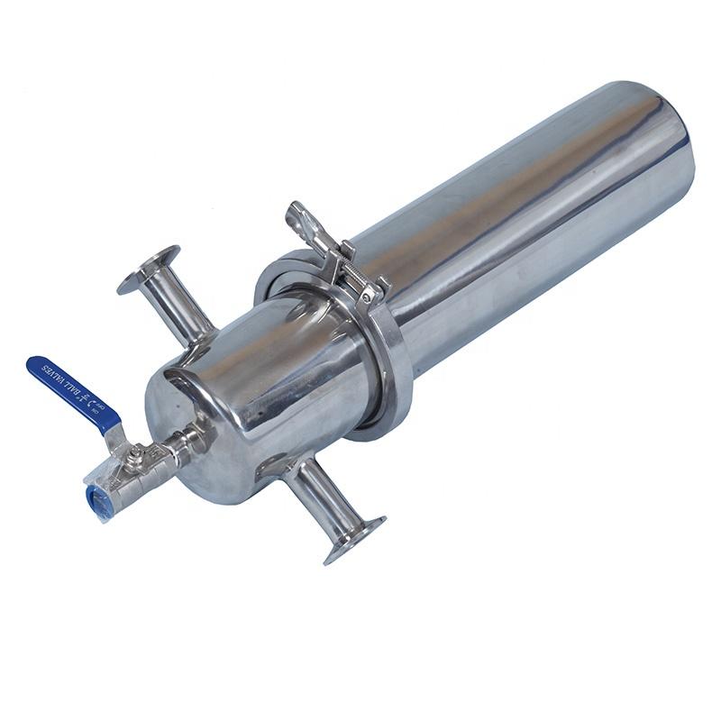 Electropolished Easy Management Of Condensate Cartridge Filter Housing Ss316 For Gases Filtration