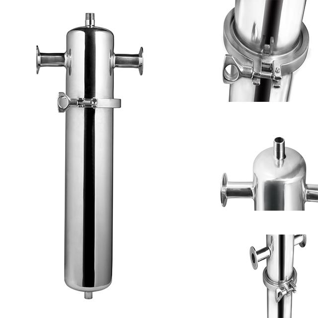 Industrial Coalescing Self-cleaning Air Filter Housing With Ptfe Membrane Pleated Cartridge