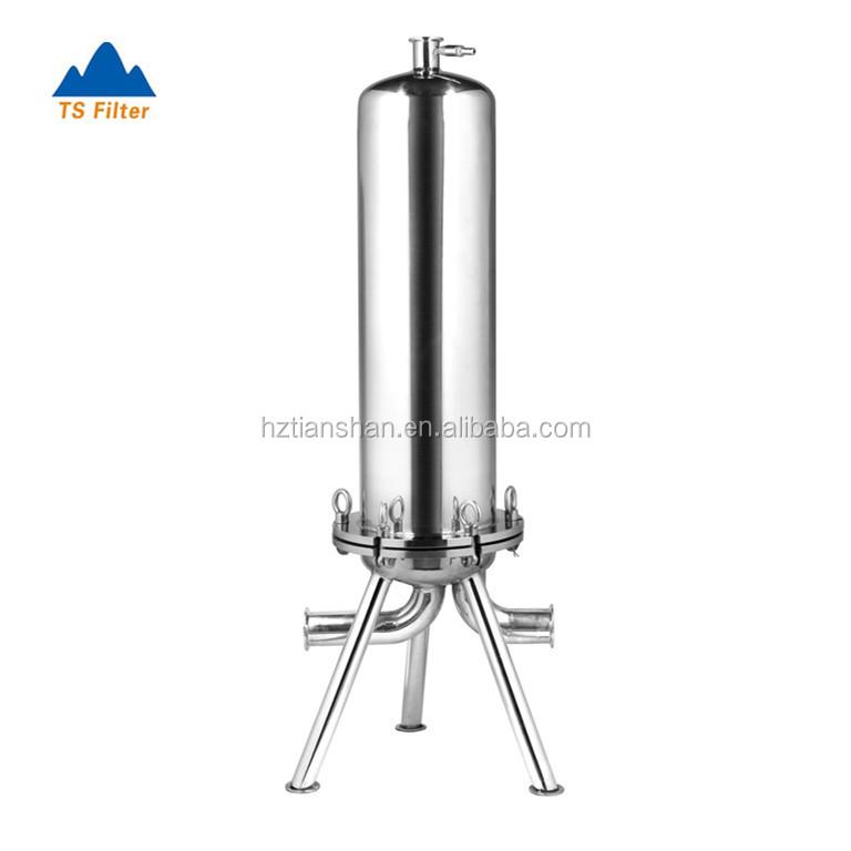 Ss316l Stainless Steel Single Cartridge Filters 30 Inch Tc 25 Connections For Micro Brewery