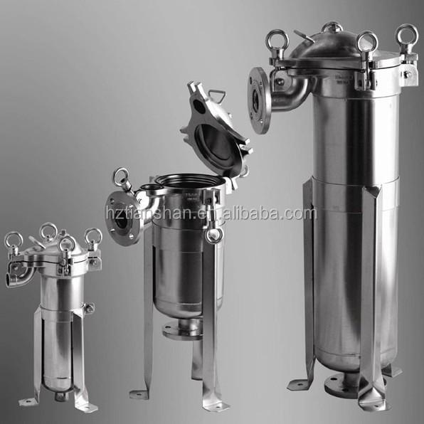 Food Grade Top-in Bag Micron Filter Housing Oil Filter Machines For Cooking Oil / Vegetable Oil