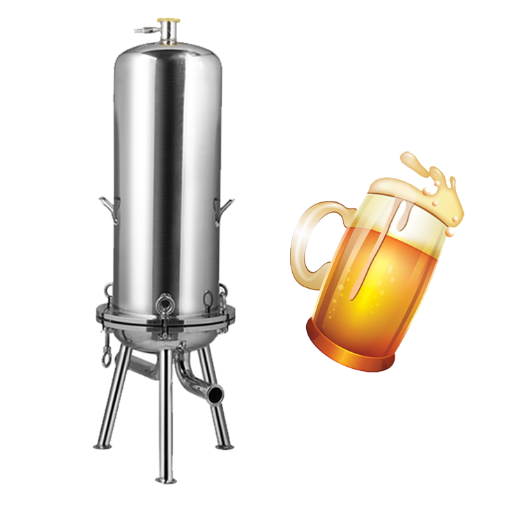 Cartridge Filter Housing With High Quality Diatomaceous Earth Beer Filter