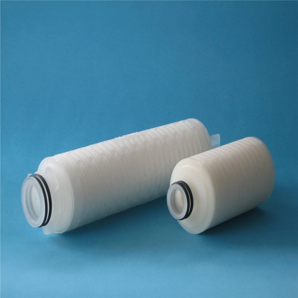 Nylon Pleated Cartridge Filter Pp Housing 5 10 20 Inch 1 Micron Nylon Pleated Cartridge Filter for Food Production