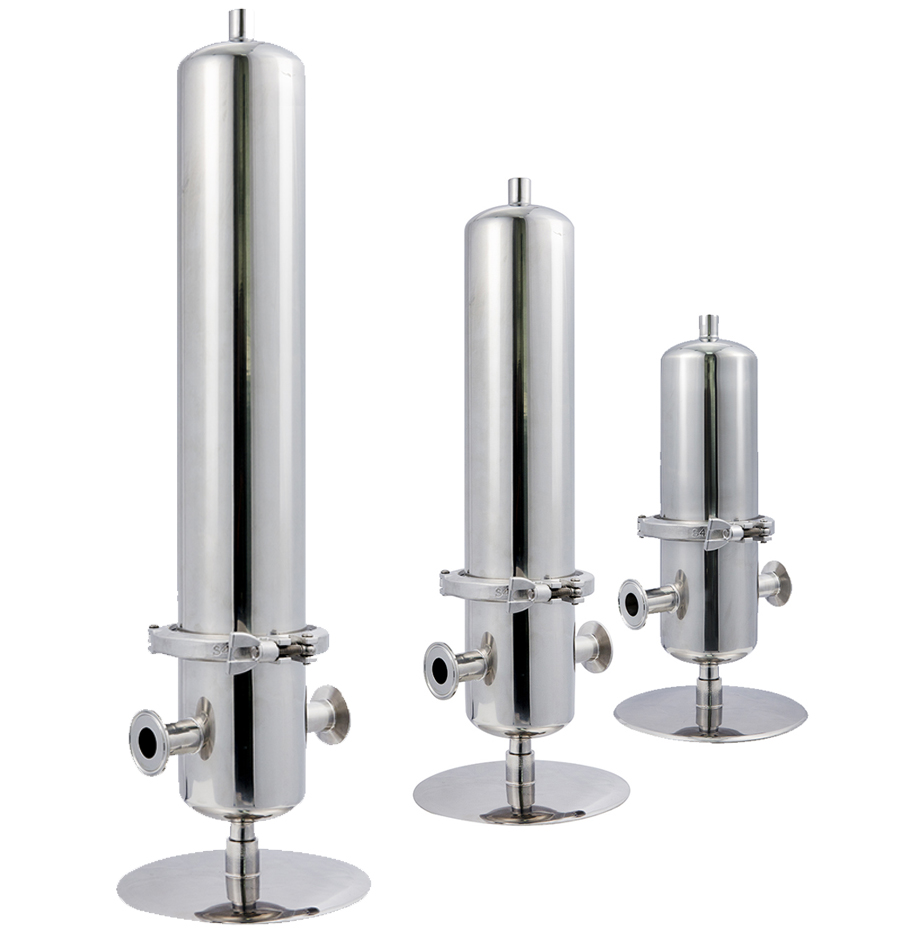 Sterilizing Grade 20 Inch SUS304/316 Steam Air Filter Housing for  Gas Hydrogen Filtration
