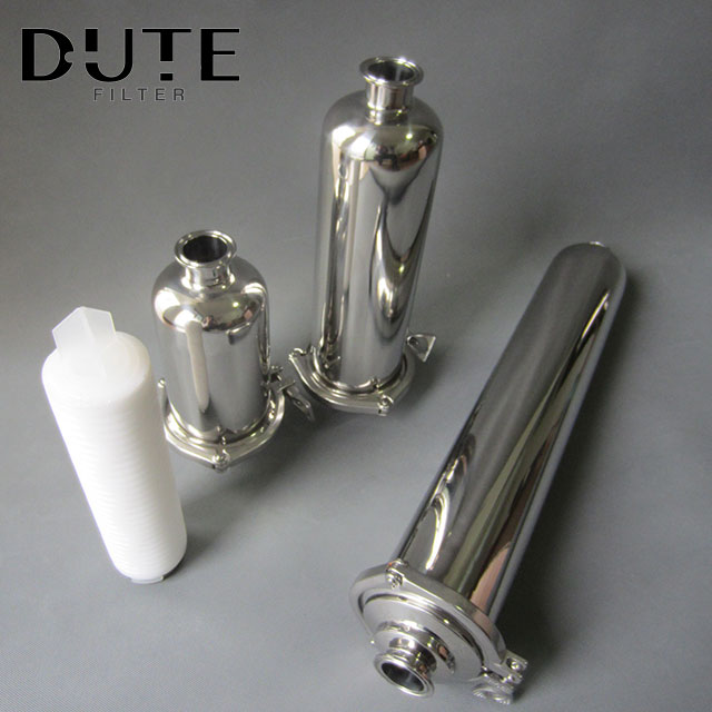 10 Inch Stainless Steel Single Cartridge Pipeline Water Filter