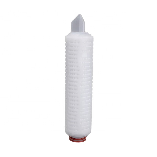 Gradient Density Micro Fiber Media Technology 0.1 Micro Absolute PP Pleated Filter Cartridge Water Filter Replacement Cartridge