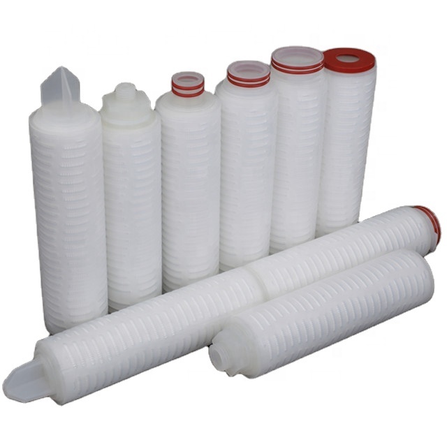 Food Grade 0.2/0.45/0.65/1.0 Micron 10"/20" Cellulose Esters Pleated Membrane Candle Filter Cartridge
