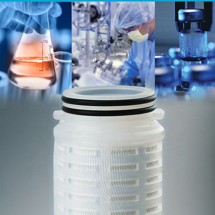 High Quality Polypropylene (PP) Pleated Replacement Water Filter Cartridge for Chemical and Pharma
