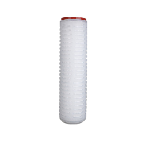 Water Filter 0.1 Um Hydrophilic PP Membrane 40 Inch Pleated Depth Filter Industrial Water Filter for Beverage