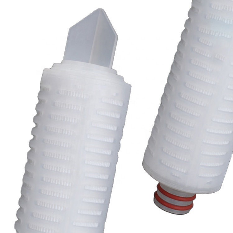 Food Grade Replacement Cartridge 0.1 Micron Absolute PP Pleated Filter Cartridge for Beverages Filtration