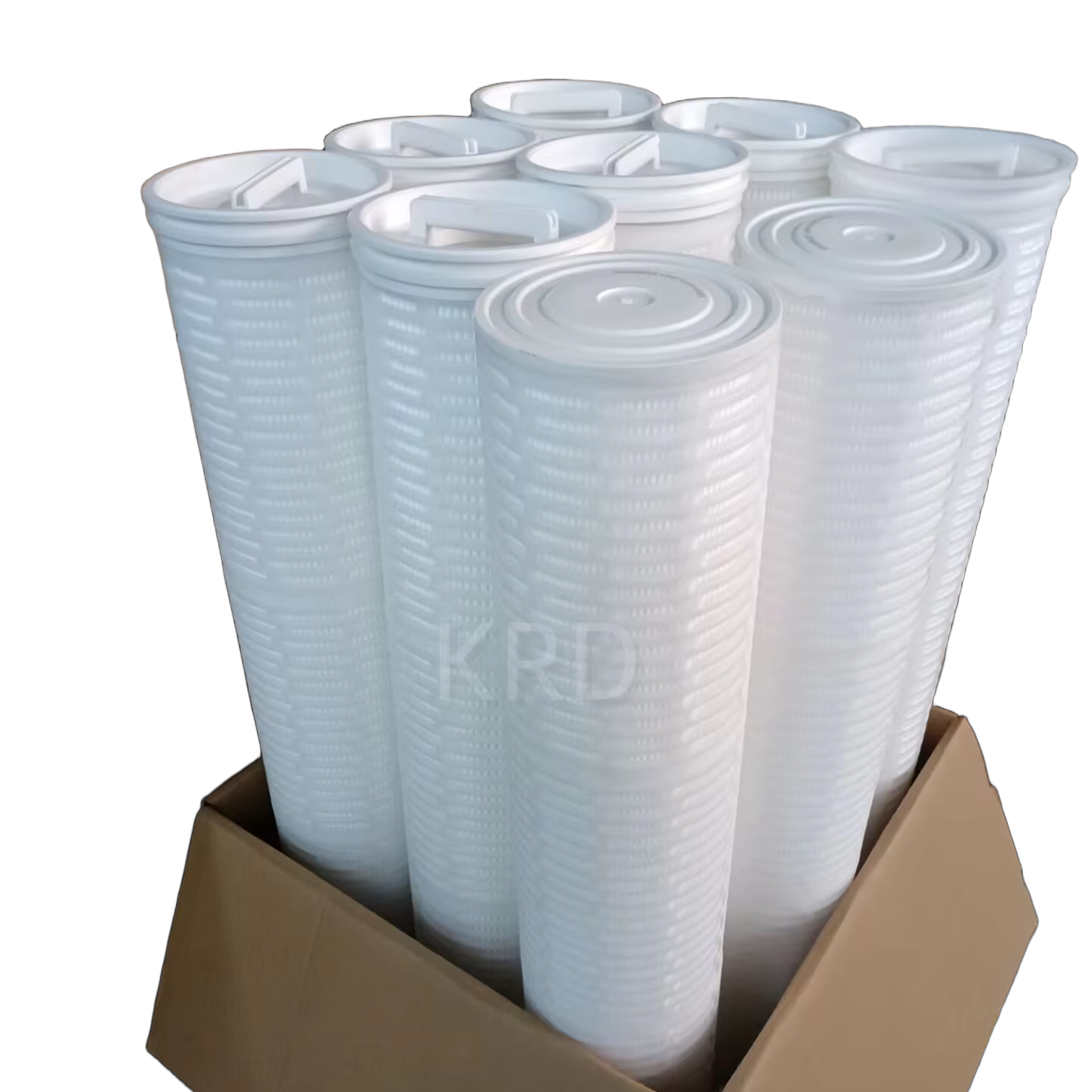KRD PP Filter 60 Inch 40 Micron Large High Flow PP Pleated Water Filter Cartridge