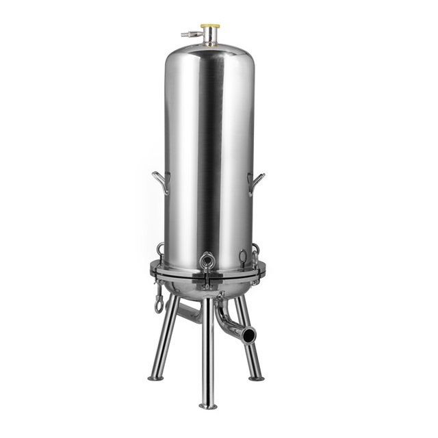 Industrial High Quality Stainless Steel Single Cartridge Filter Housing Water Filter Housing for Beer Wine Spirit
