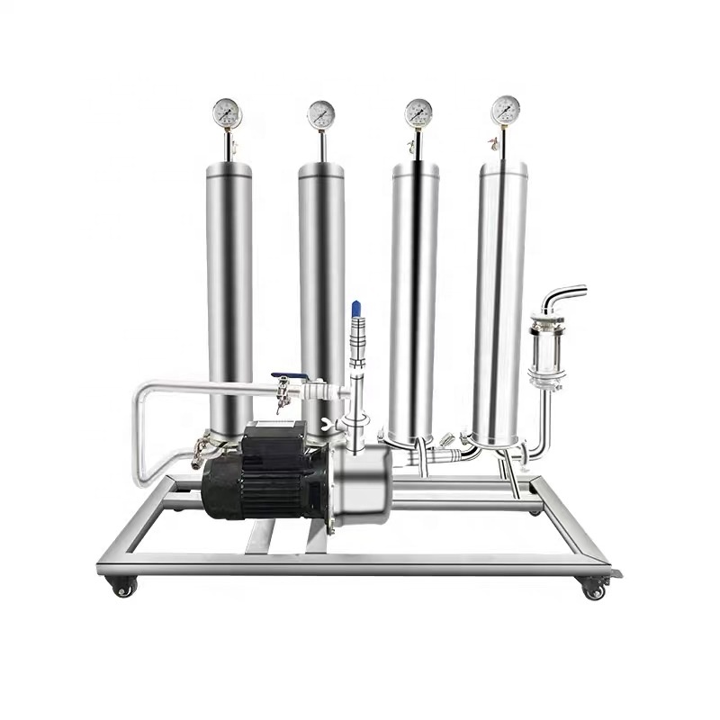 Stainless Steel Filter Housing  Wine Filtration Food Grade Cartridge Liquid Filter Housing